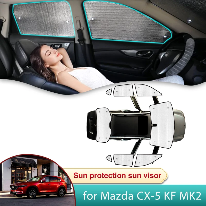 

Автомобильный солнцезащитный козырек для Mazda CX-5 CX5 KF MK2 2017 2018 2019 2020 2021 2022 2023 2024 Автомобильный солнцезащитный козырек для лобового стекла, затеняющий окно