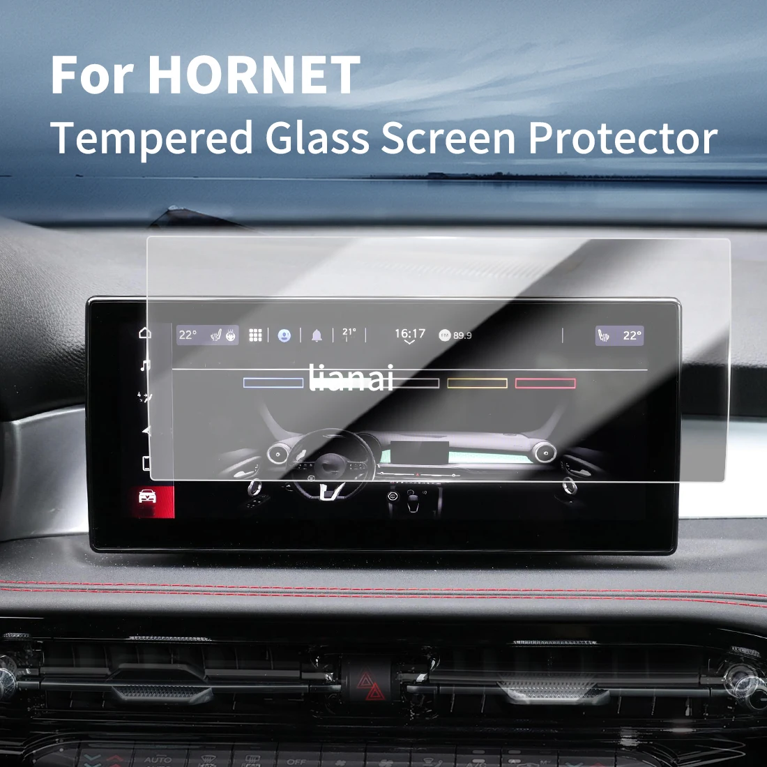 

Carplay Screen Protector Tempered Glass Protective Film Navigator Aut Car Stickers Accessories For24 dodge HORNET