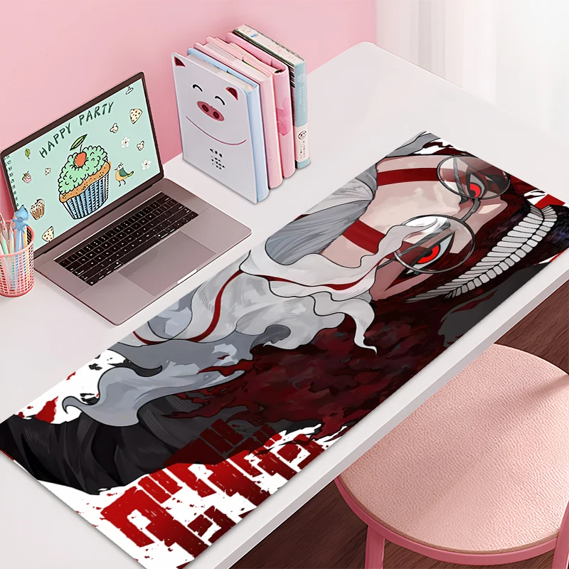 Mouse Pad Large DAN DA DAN Computer Office Game Mats Rubber Anti-slip Gaming Keyboard coaster Long Desk Pads HD Anime Mousepad