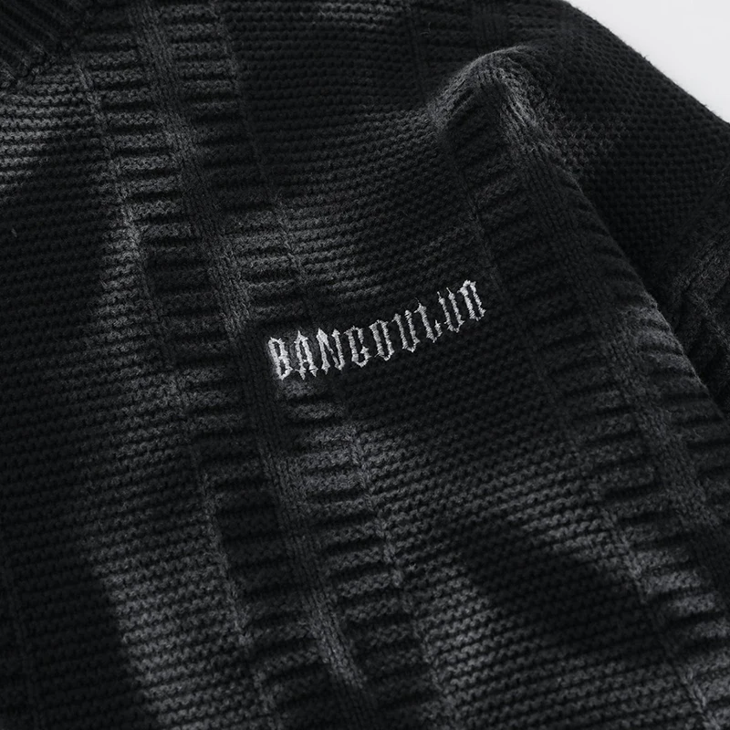 Herfst Heren Gebreide Jumper Truien Vintage Tie Dye Warme Truien 2025, Streetwear Harajuku Casual Loose Fit Truien Kleding