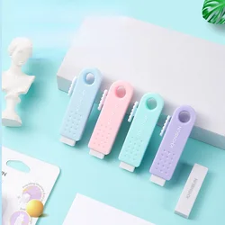 Kawaii Push-pull Design Candy Colors Portable Rubber Eraser Cute Erasers for Kids School Office Supplies Gift Stationery Prizes