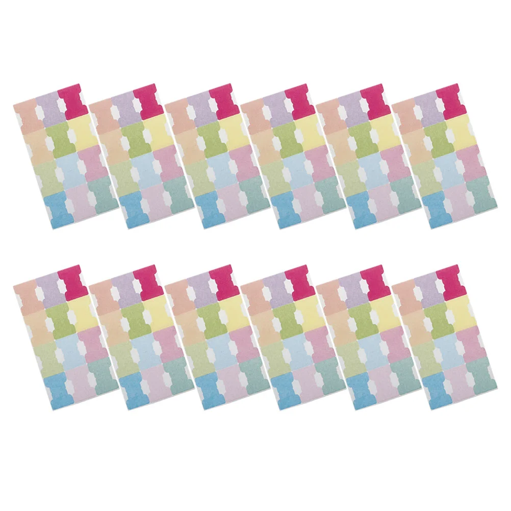 12 Sheets Index Label Sticky Tabs for Books Annotating Stickers Annotation Supplies The Sign Page