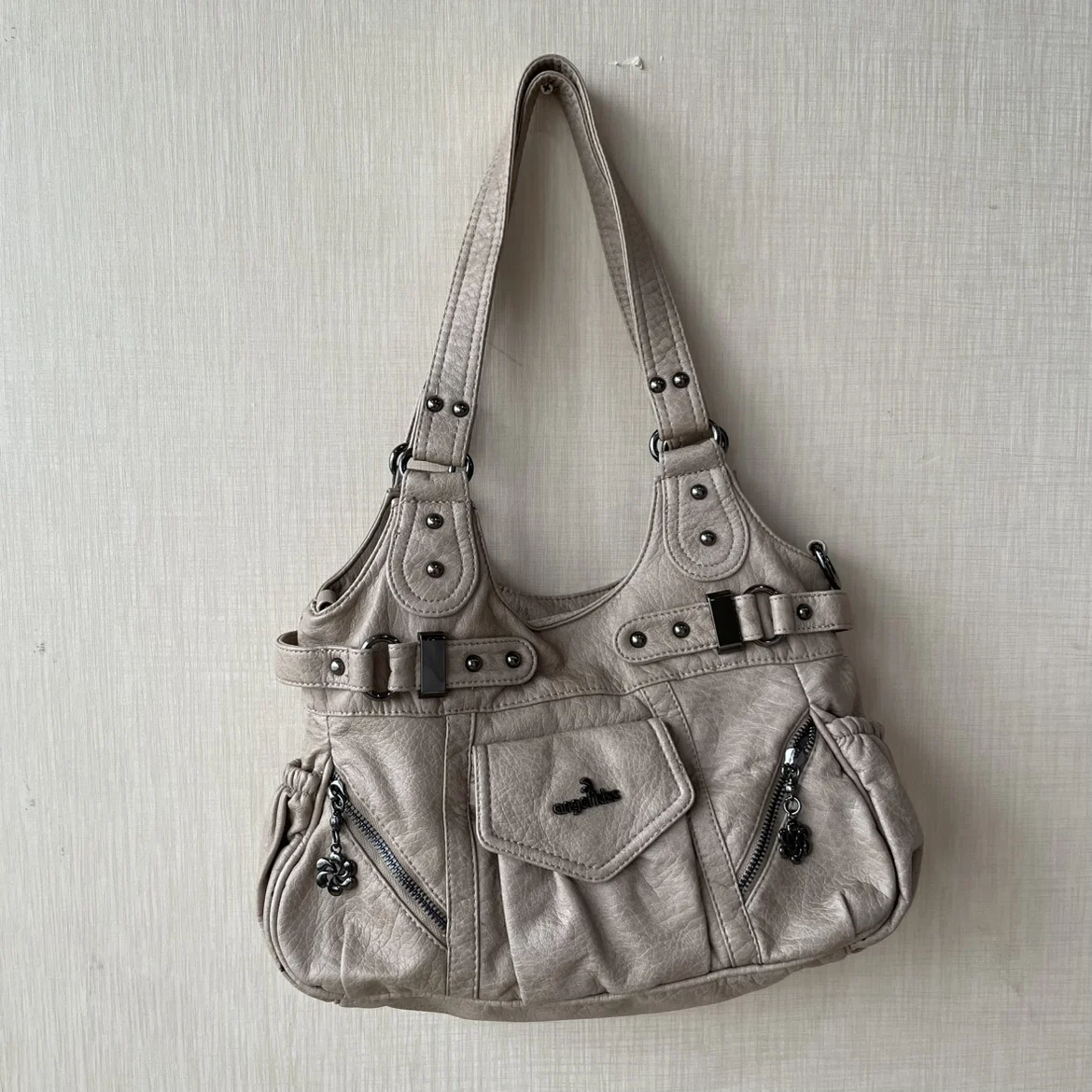 

Винтажная мотоциклетная сумка-тоут Y2K Hottie для женщин, большая сумка через плечо Capaci, сумка через плечо на одно плечо, кошельки и сумки