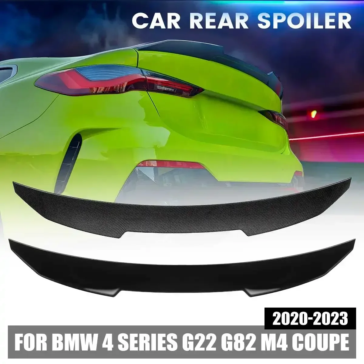 

PSM Style Rear Spoiler Trunk Wing For BMW 4 Series G22 G82 M4 Coup 2020 2021 2022 2023