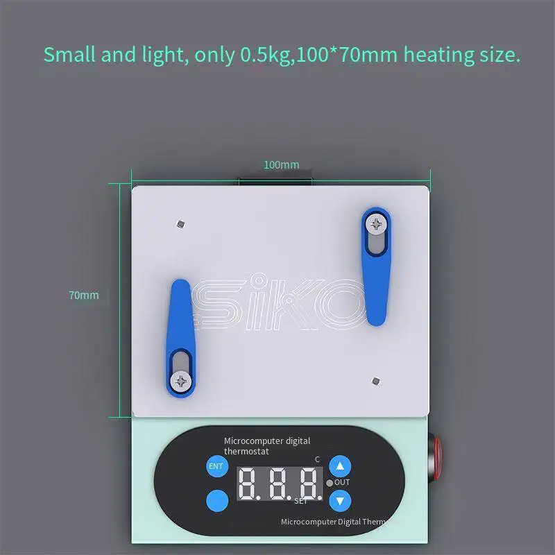 SK-H1 Large & SK-H2 Mini Preheating Platform for Motherboard Repair 30-260°C Temp Digital Thermostat Aluminum & Stone Insulation