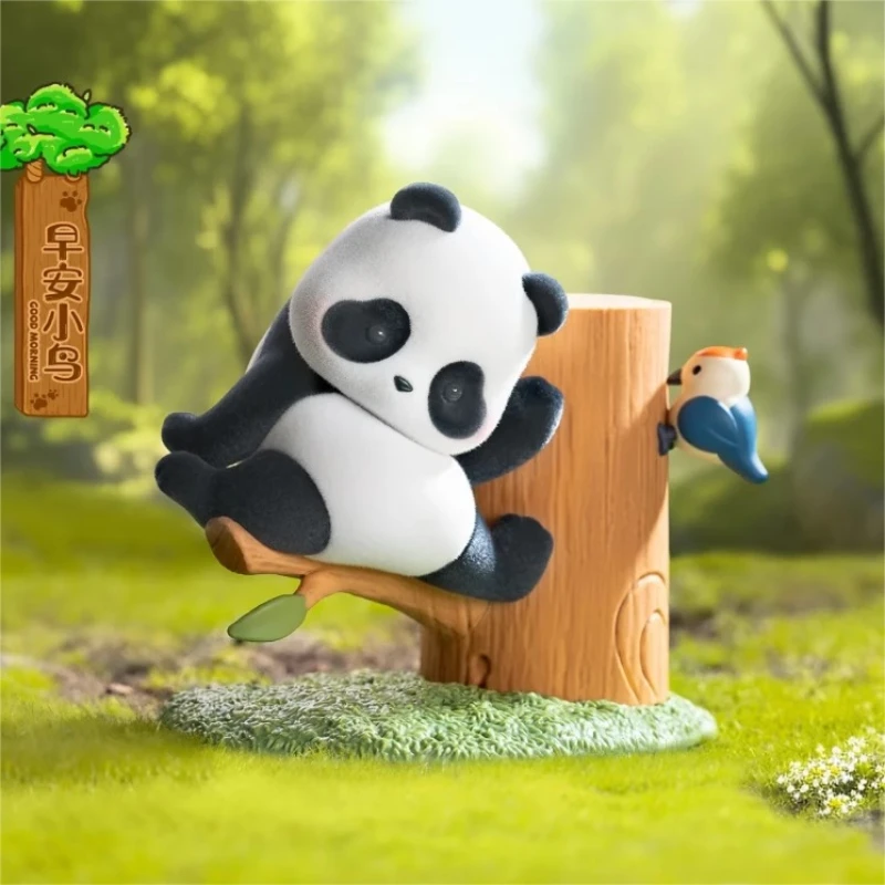 Panda Roll Panda z serii pudełko z niespodzianką zabawki z motywem tajemniczego pudełka z motywem Cute figurki Anime kolekcja modeli na biurko Kawaii prezenty