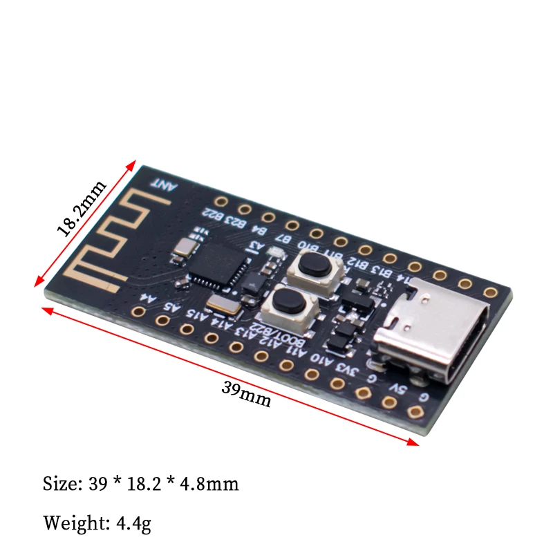 WAVGAT CH573F CH582F BLE5.3 BLE4.2 Ble Core Development Board Module 60MHz RAM 18KB 32KB ROM 448KB