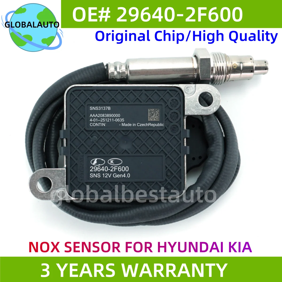 

29640-2F600 29640 2F600 Original New Nitrogen Oxygen Sensor 12V For KIA 2014-2021 Hyundai STARIA 2.2 2021 2022