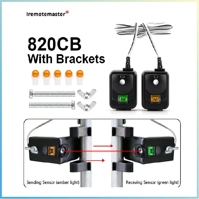 

For Replacement 820CB Opener Garage Door Safety Sensors/eyes with brackets