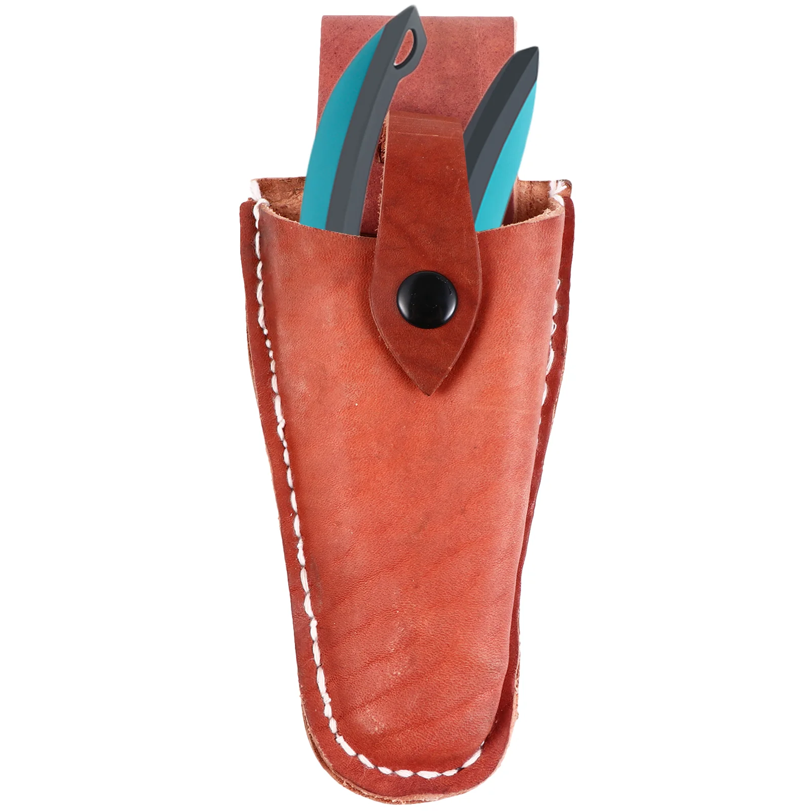 Scissors Case Pruning Shear Pruner Protective Shears Tool Belt Jacket Hanging Bag Cover Cowhide Pliers