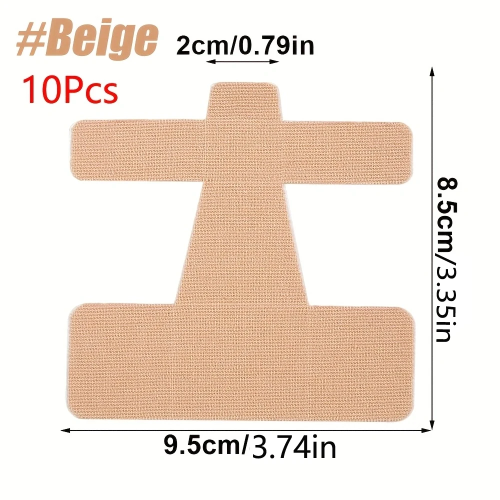 10 Stück Bunion Corrector & Schmerzlinderung Kinesiologie Athletic Tape für Ballenzehen und Rasenzehen, Big Toe Spacer/Separator/Glätteisenband