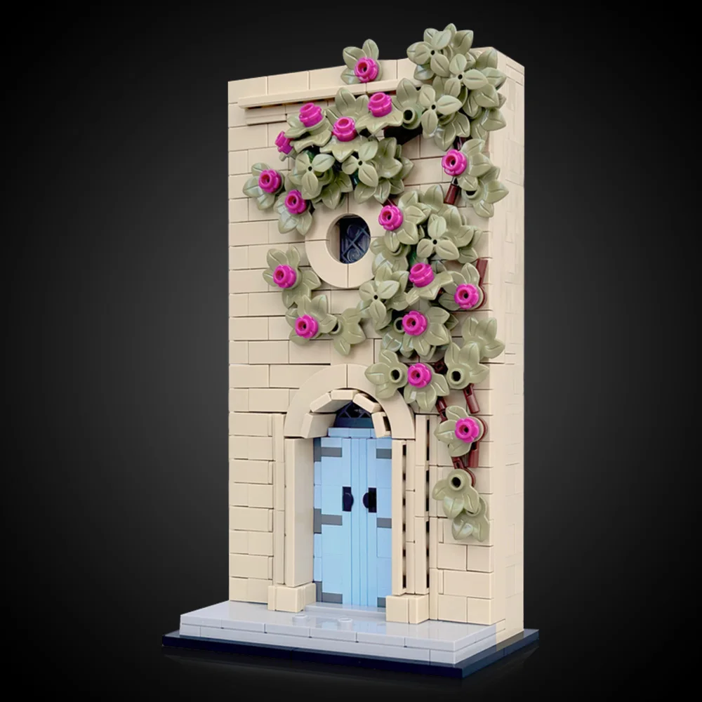 Gobricks MOC malte Mdina porte bleue briques modèle malte célèbre Architecture vue sur la rue blocs de construction assembler des jouets enfants cadeaux