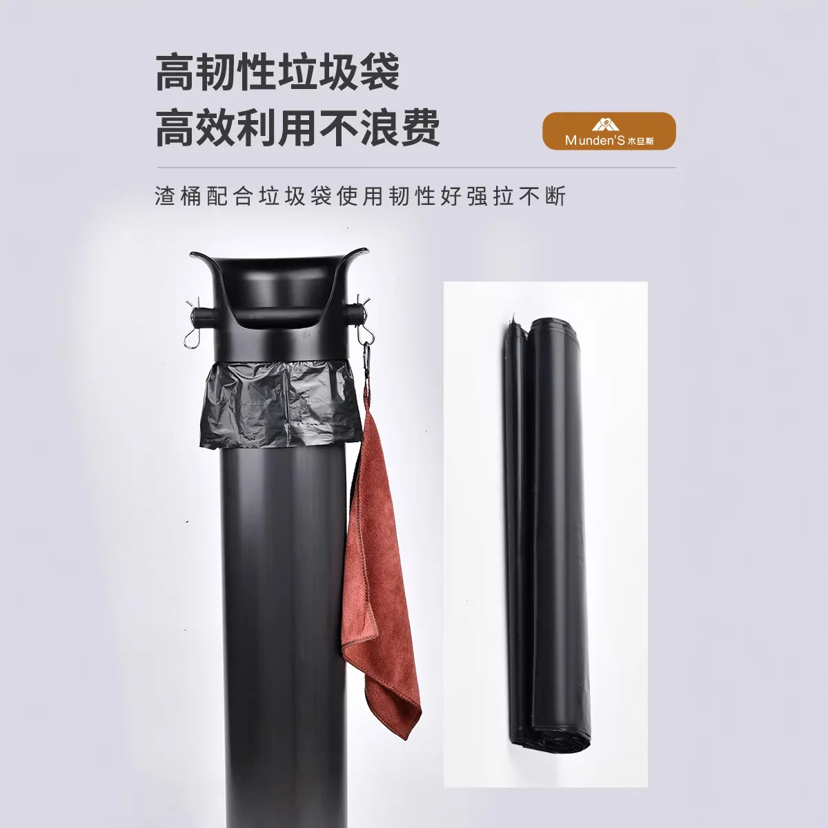 Coffee grounds bucket Commercial vertical smashing bin Powder residue box Bar counter trash can