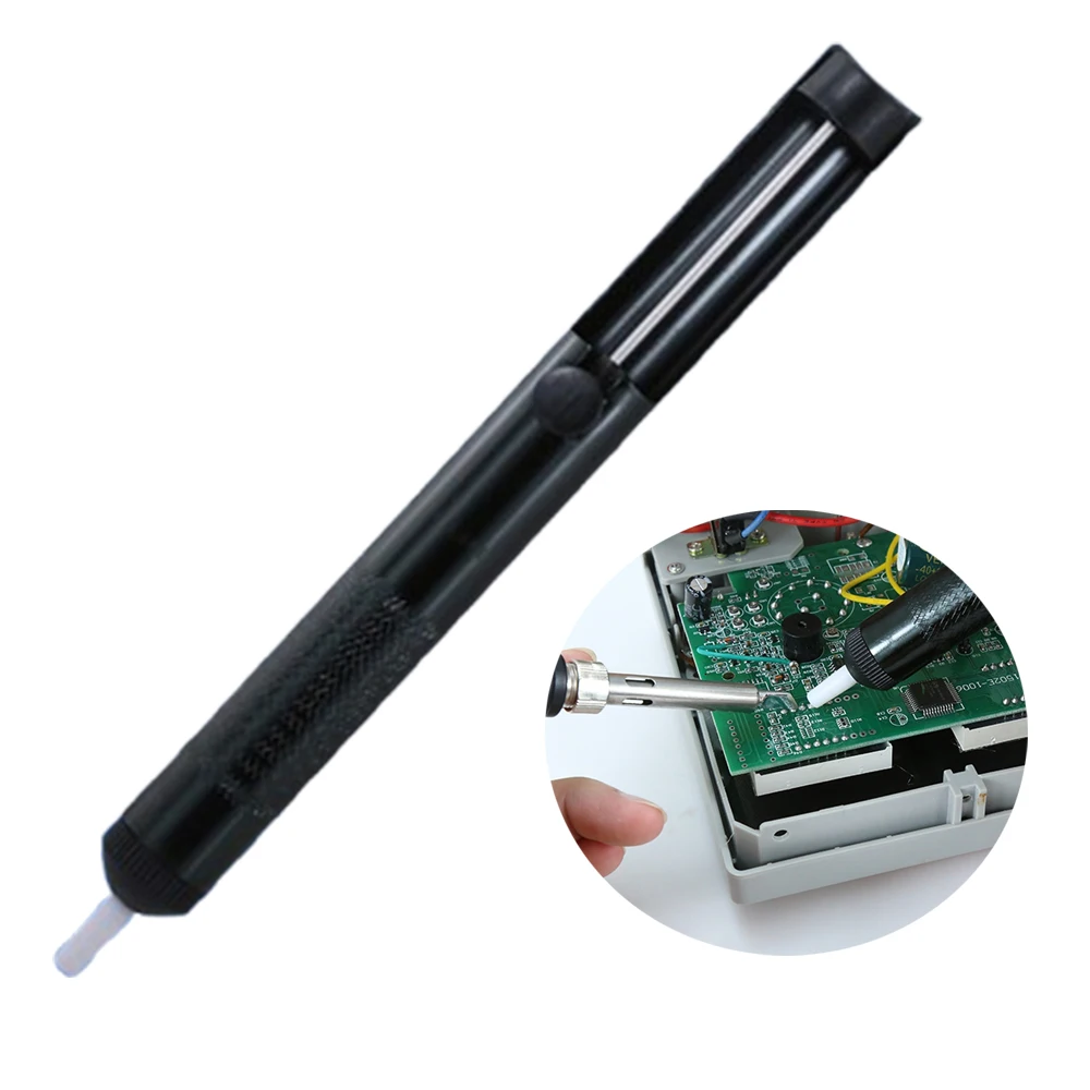 Solder Sucker Desoldering Pump Electric Soldering Iron Auxiliary Tool Manual Desoldering Suction Pump Vacuum Pump Solder Removal