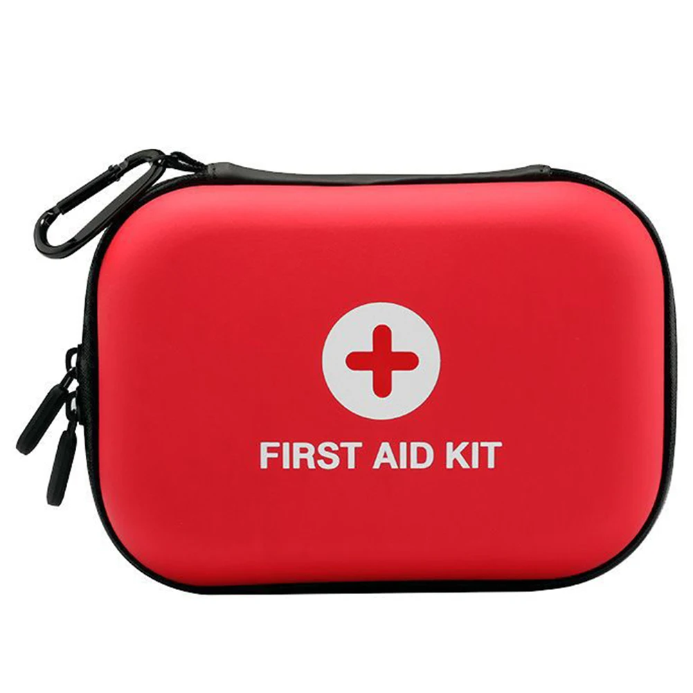 Portable Emergency Medical Bag First Aid Kit Bag Empty Waterproof First Aid Hard Shell Case for Household Outdoor Travel Camping