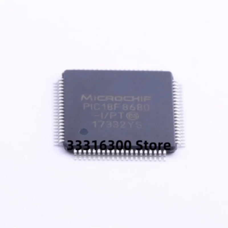 

2PCS New PIC18F8680-I/PT TQFP80 Microcontroller chip IC