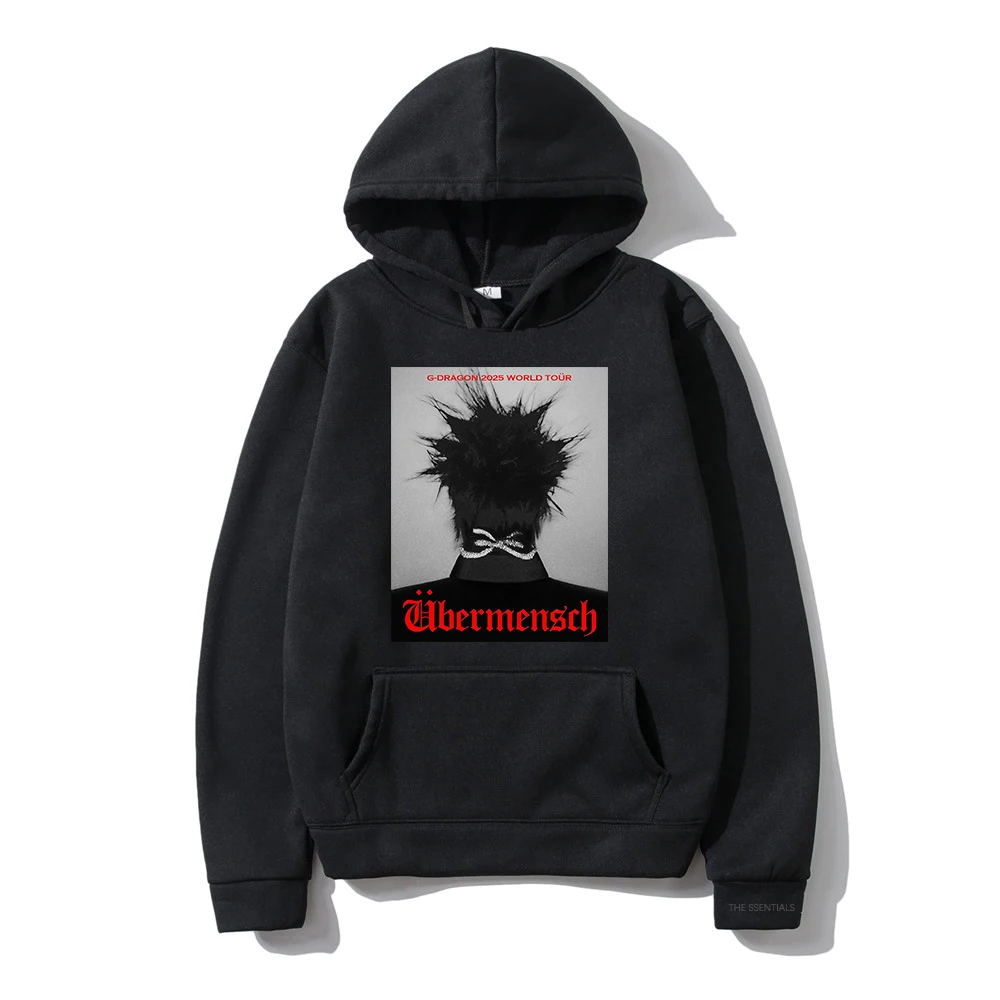 G-Dragon’s Übermensch Hoodie 2025 New Album Men/women Hoodies Harajuku Aesthetic Winter Clothes Pullover Sweatshirt Vintage
