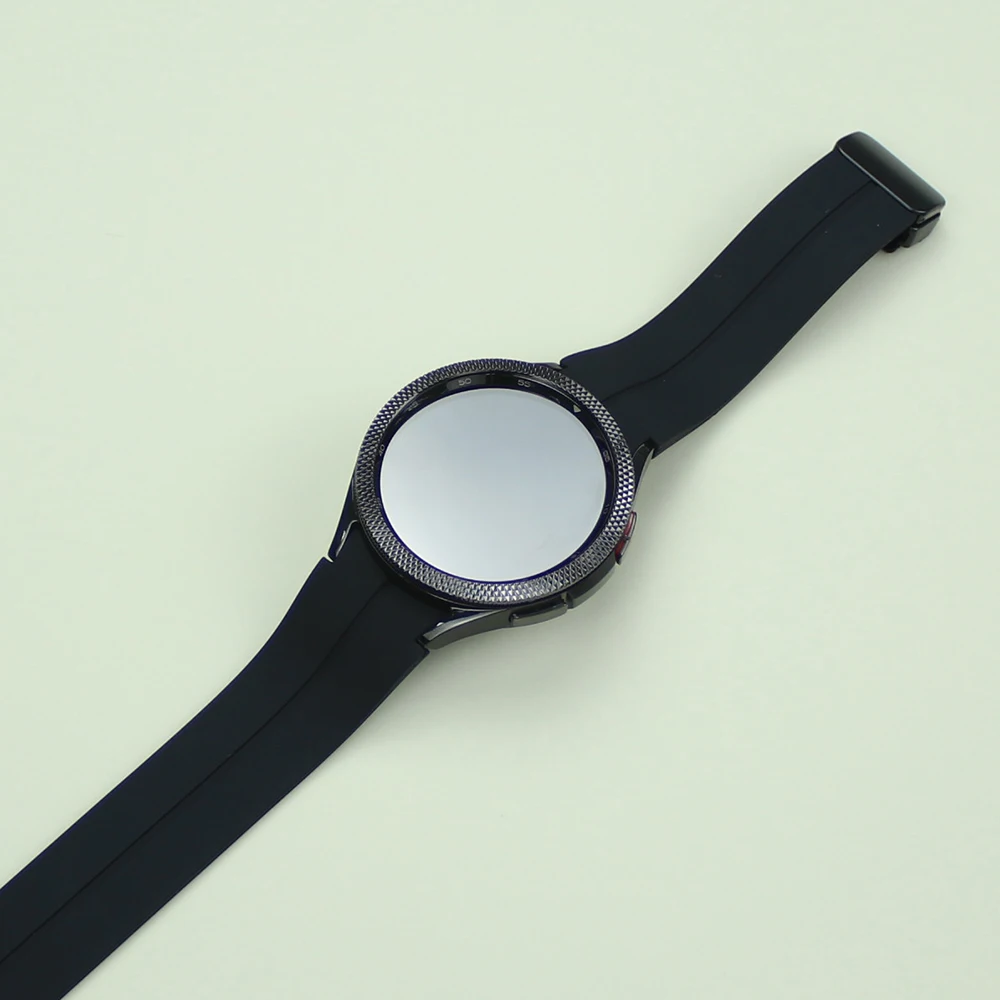 Metal Bezel for Samsung Galaxy Watch7 6 5 4 Classic 43mm 47mm 42mm 46mm 40mm 44mm Cover Ring Bumper Adhesive Case Watch3 41/45mm