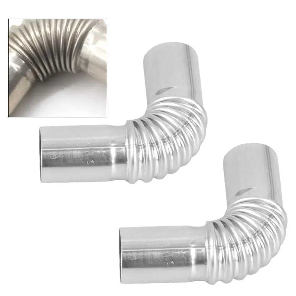 2 stücke 25mm Diesel Heizung Ellenbogen Stecker Edelstahl Air Standheizung Rohr Ellenbogen Luft Diesel Standheizung Auspuffrohr