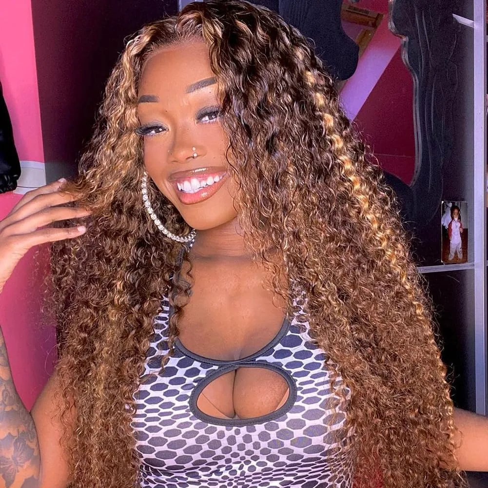 

32 40 Inch P427 Highlight Wig Hd Lace Frontal Human Hair Wig 13x6 13x4 Deep Wave Lace Front Wigs Human Hair Wigs Brazilian 250% Density