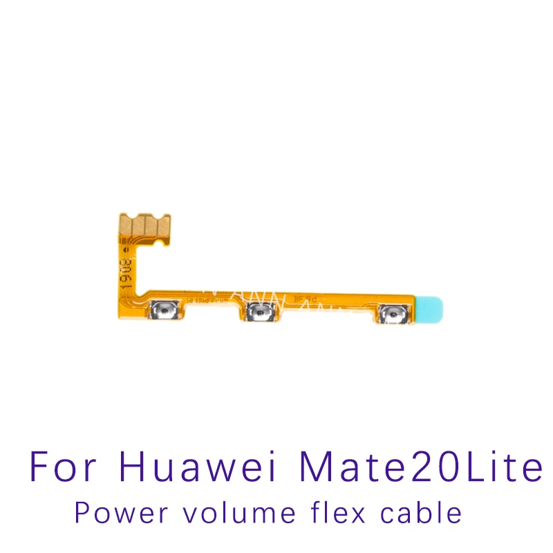 ON OFF Power Button Flex Cable Ribbon For HuaWei Mate 7 8 9 20 10 Pro Lite Mute Silence Volume Key Part