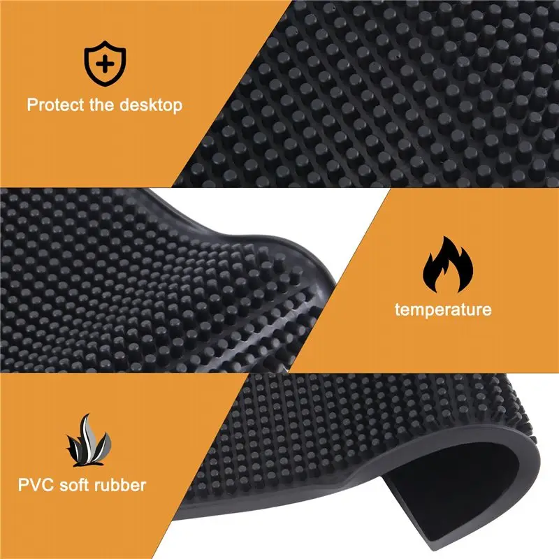 B50C Rubber Service Bar Mat Heavy Duty Home Bar And Rubber Drip Mats Cocktail Bartender Tea Cup Mug Set Waterproof Kitchen Place