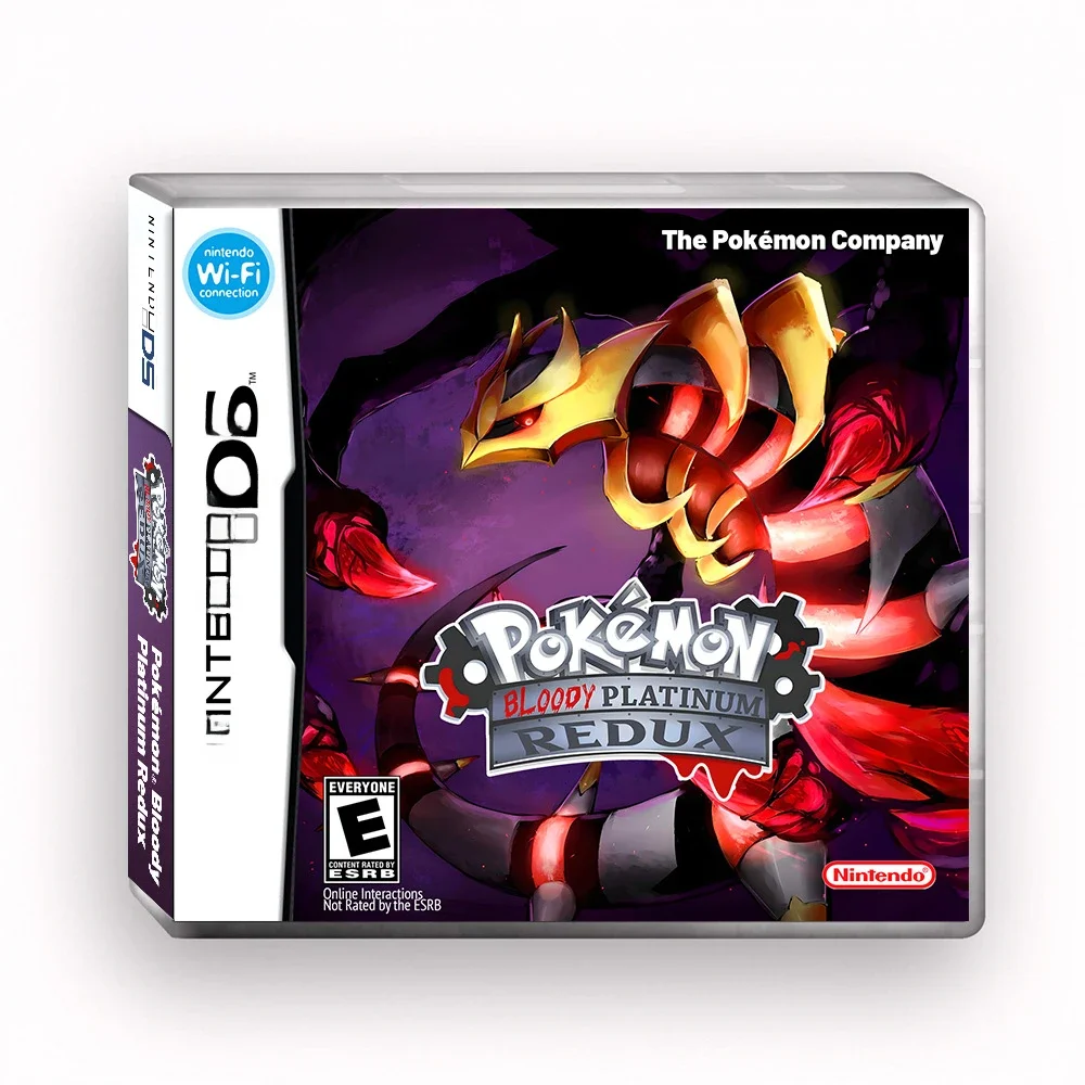 NDS Game Card Pokémon Blood Platinum Ultimate Edition Boxed US Version English New Work