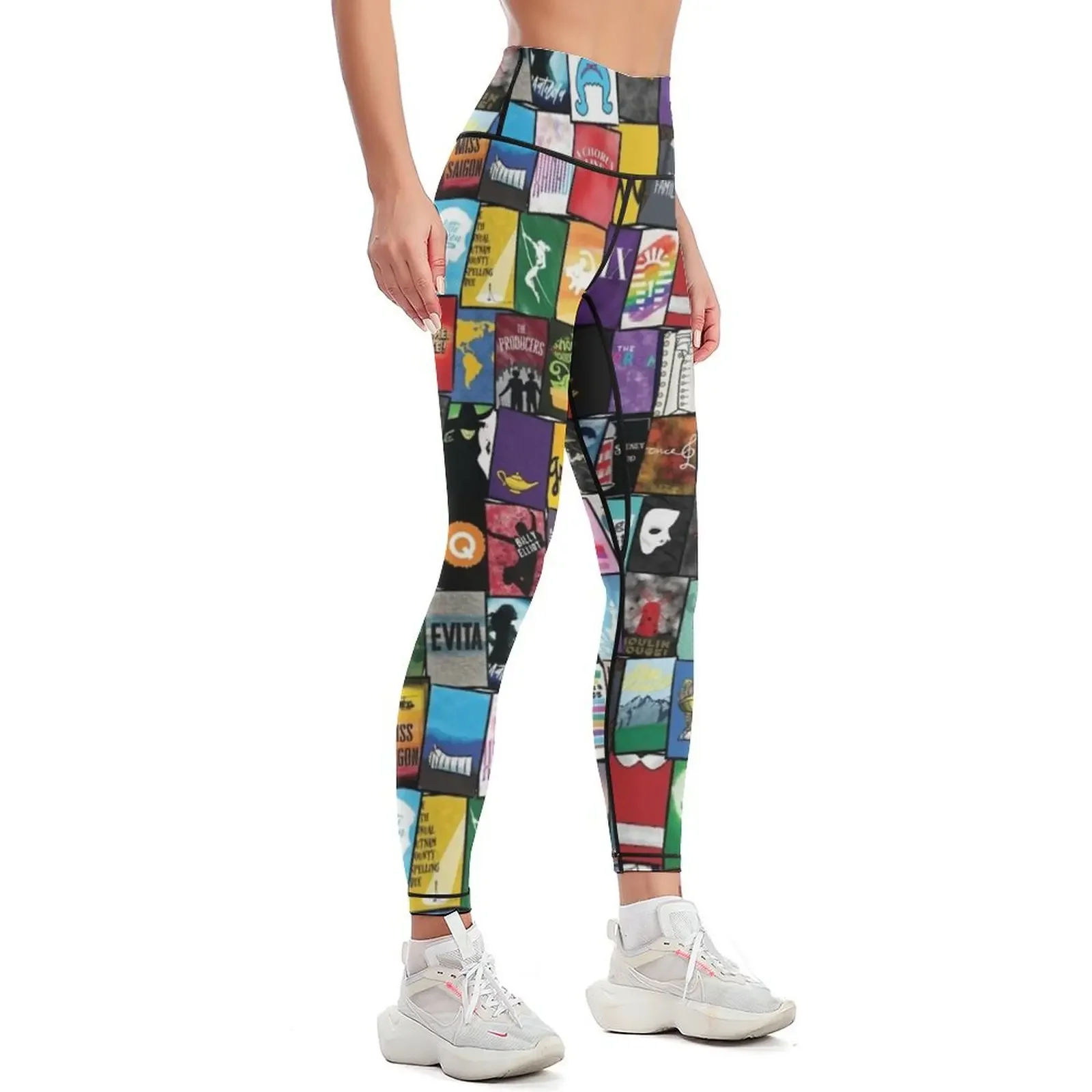 Broadway Poster Bonanza! Leggings Legging sexy woman sporty woman gym Sports pants woman gym's sportswear Womens Leggings