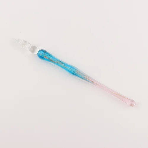 Imagen 2 del producto Pluma de inmersión de cristal estrellado, pluma de inmersión de cristal Vintage para escritura artística, pintura, decoración de firma, juego de regalo de vacaciones