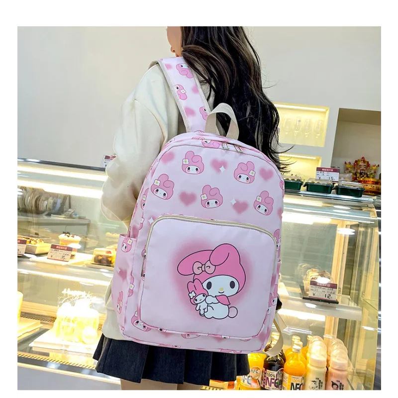 Sanrio New Pacha Dog Student Schoolbag Large Capacity Melody Lightweight Waterproof Cartoon Cute Clow M Backpack