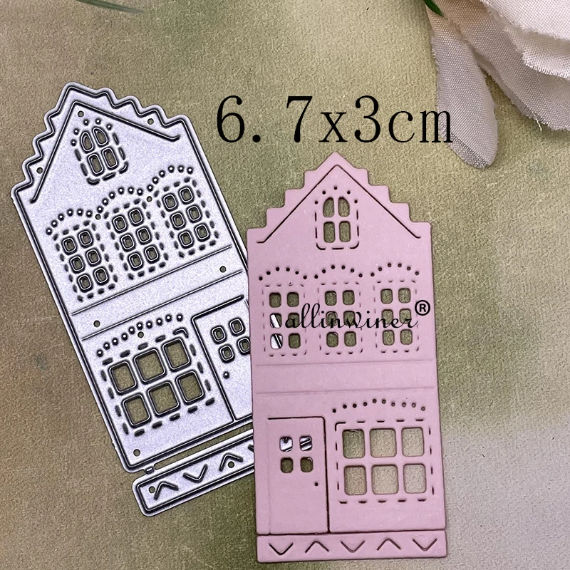 New House decoration Metal Cutting Dies for DIY Scrapbooking Album Paper Cards Decorative Crafts Embossing Die Cuts