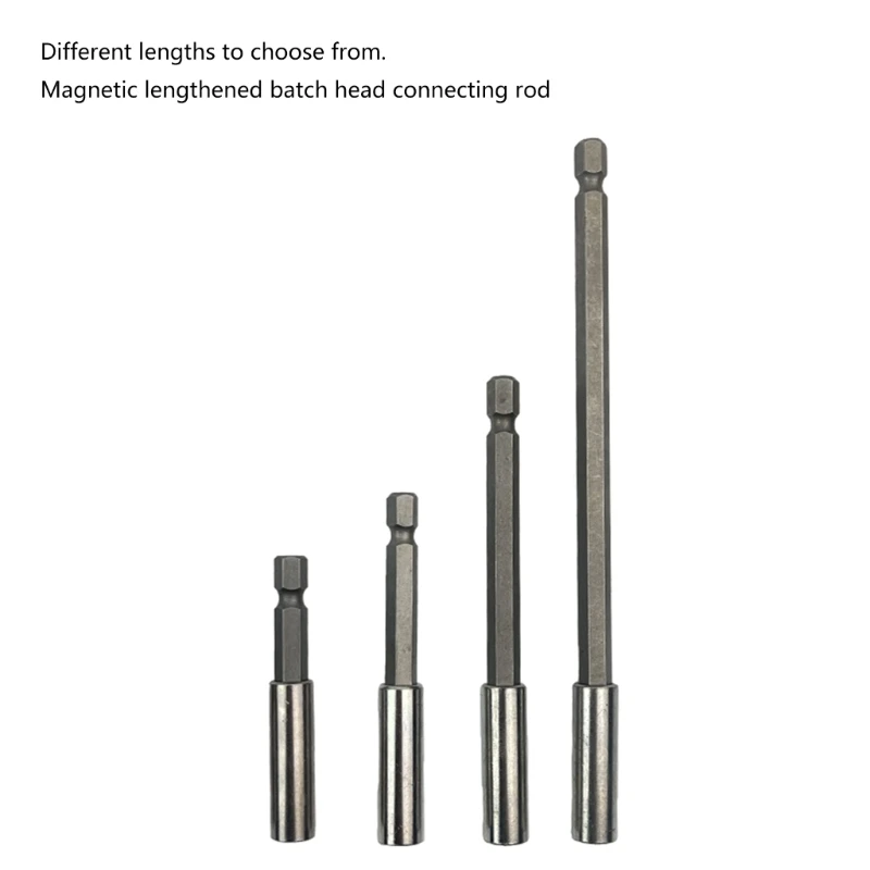 1/4Inch Quick  Shank Release Magnetic Electric Screwdriver Extension Bit Holder Extension Rod Connector Tools