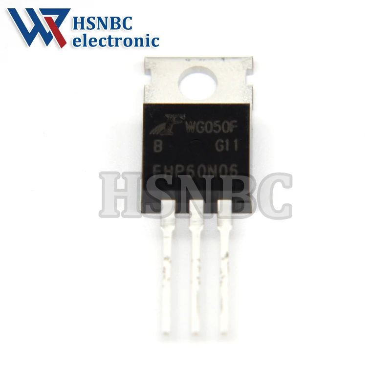 10PCS FHP60N06 60N06 FHP60N06B TO-220 60A 60V N-channel Power MOSFET Transistor 100% New Original