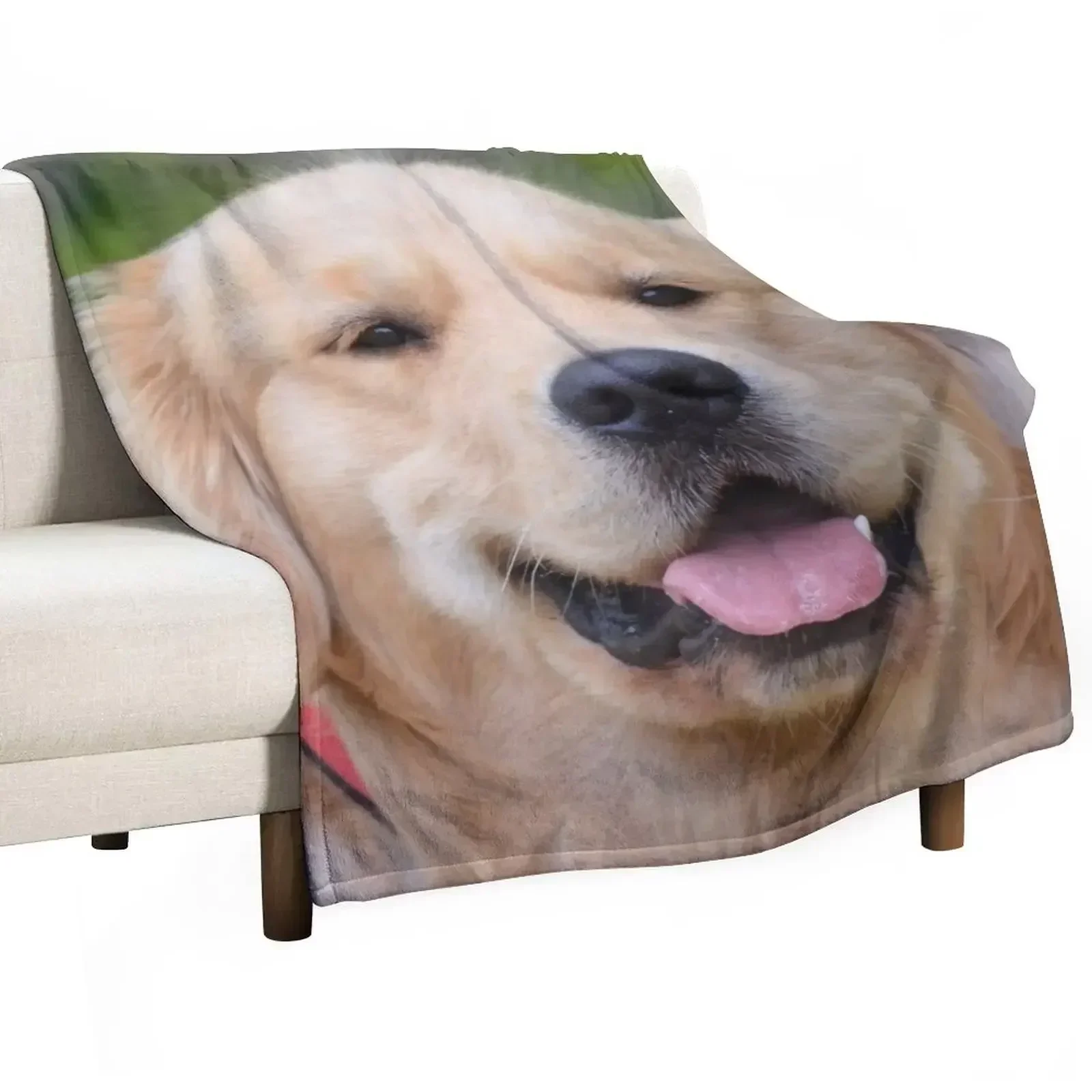 

Golden Retriever Throw Blanket Soft Breathable Blanket for Night Sleeping