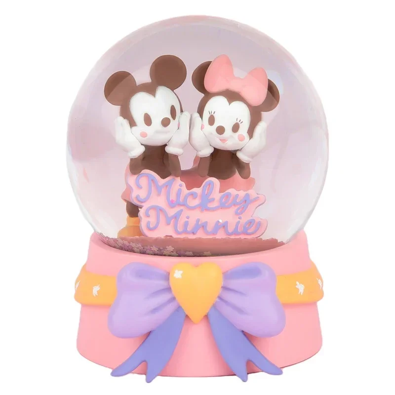 Disney mickey minnie flor de cerejeira série bola de cristal brinquedos presente ornamentos meninas dia dos namorados presente brithday