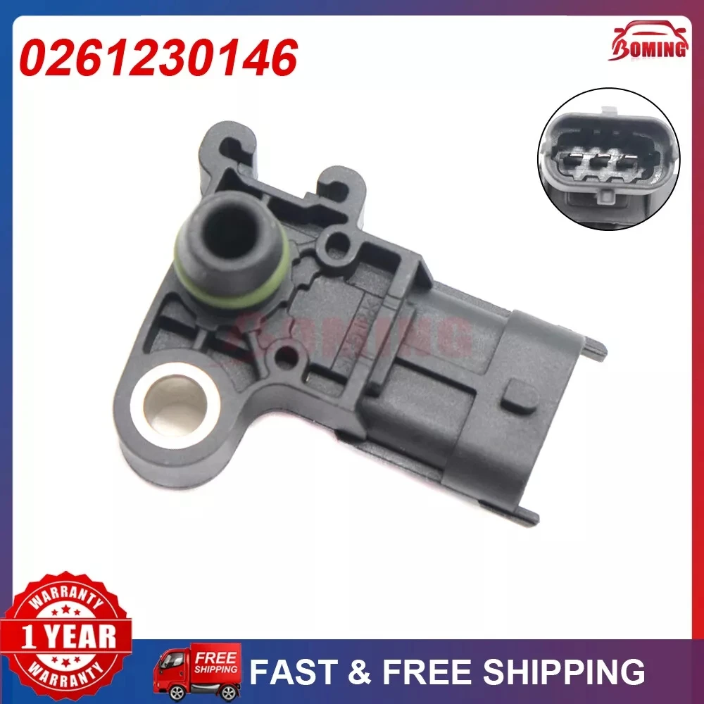 New Car MAP Sensor 0261230282 FOR BUICK CADILLAC CHEVROLET PONTIAC AS372 0261230146