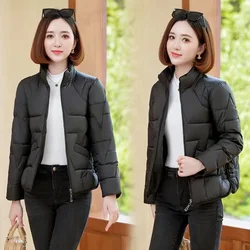 Short Warm Cotton Padded Jacket Female Thick Parkas Luxury Winter 2024New Overcoat Lightweight Outerwears Down Coat Women Parkas