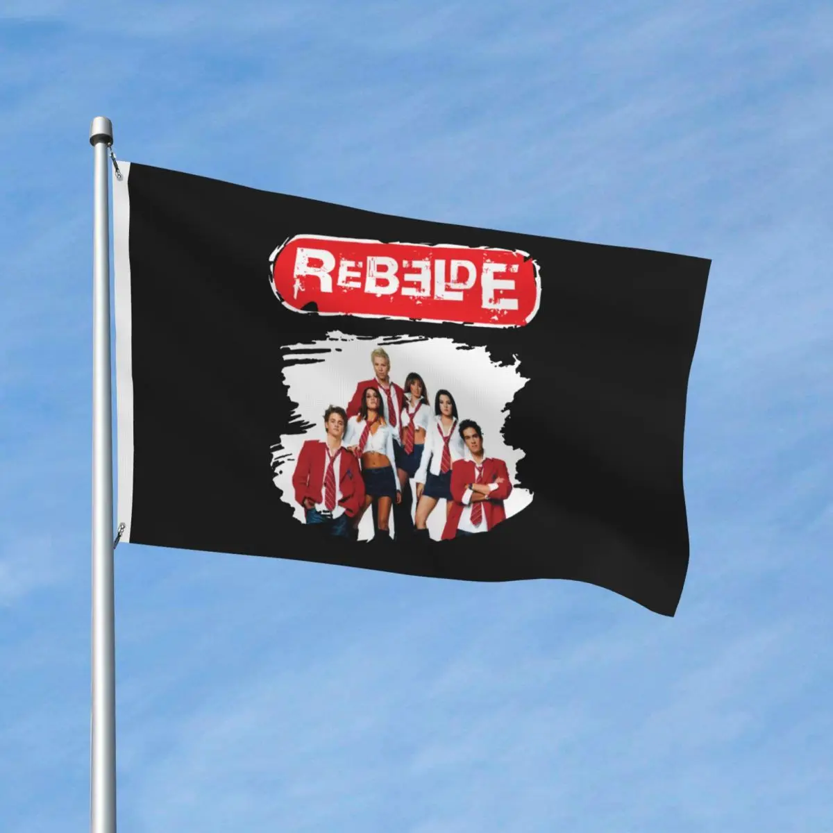 Rebelde Rbd Mexican Flag Indoor Outdoor Banner All Weather Decoration Fade Proof 2x3 3x5 4x6 5x8 FT Flags