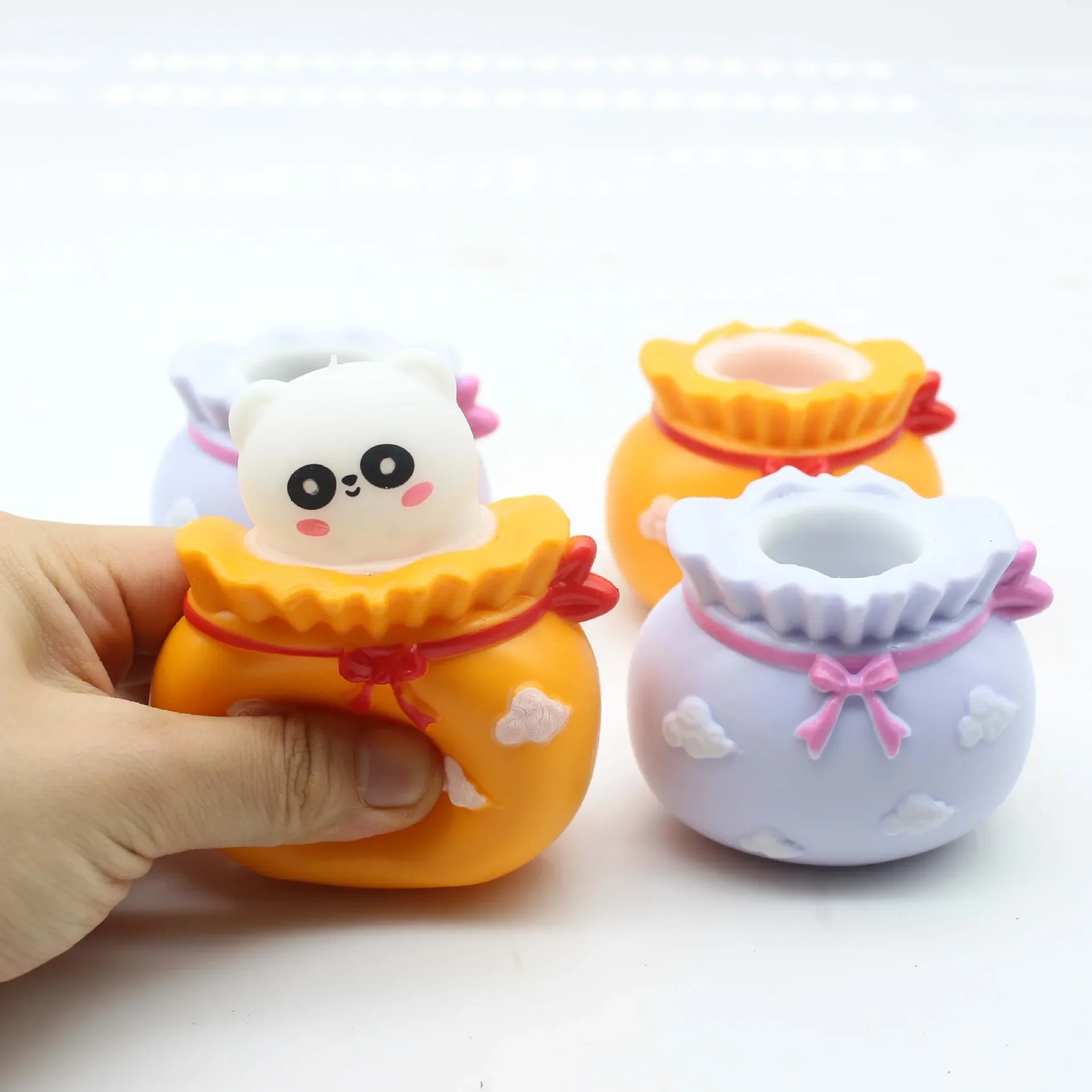New Kids Creative Release Blessing Bag Pinching Joy Decompression Bun Decompression Toy Cute Small Animal Squeeze Cup Toy