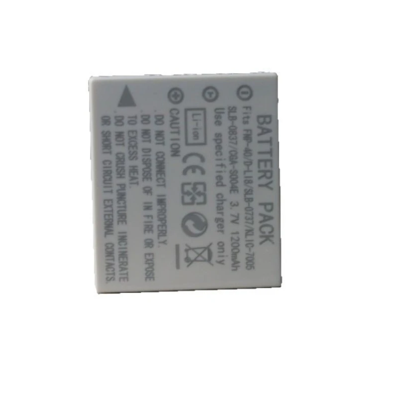 4pcs For FUJIFILM FNP40 NP-40N KODAK KLIC-7005 PENTAX D-LI8 D-Li85 SAMSUN SLB-0737 SLB-0837 BENQ DLI-102 NP-40 Battery Charger