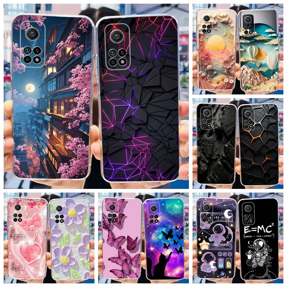 For Xiaomi Mi 10T Pro 5G Case Fashion Marble Transparent Silicone Phone Back Cover For Xiaomi Mi 10T 5G Fundas Mi10T Soft Bumper