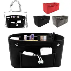 Women's Organizer Handbag Insert Bag Felt Travel Bag Insert Liner Purse Organiser Pouch