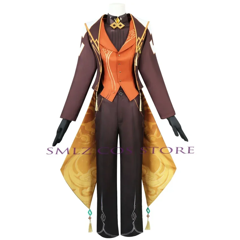 Orchestra Zhong Li Cosplay Impact Symphony zhong li Costume Uniform Wig Halloween Party Roleplay Anime Concert Outfit