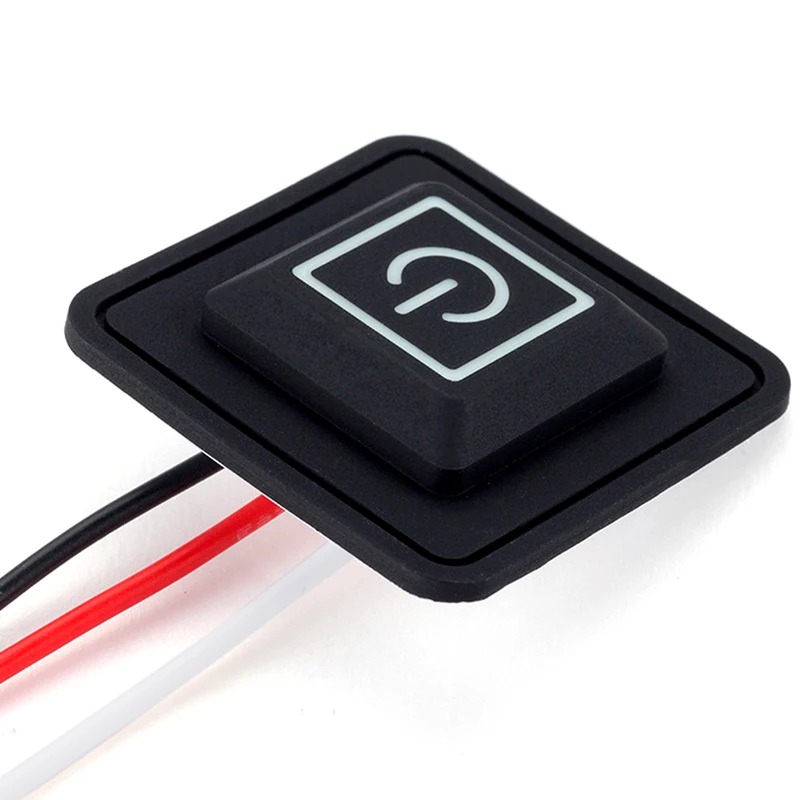 Hot 1Pcs 5V-15V 3 Gear Temp Control Waterproof Heating Switch Clothes Silicone Button