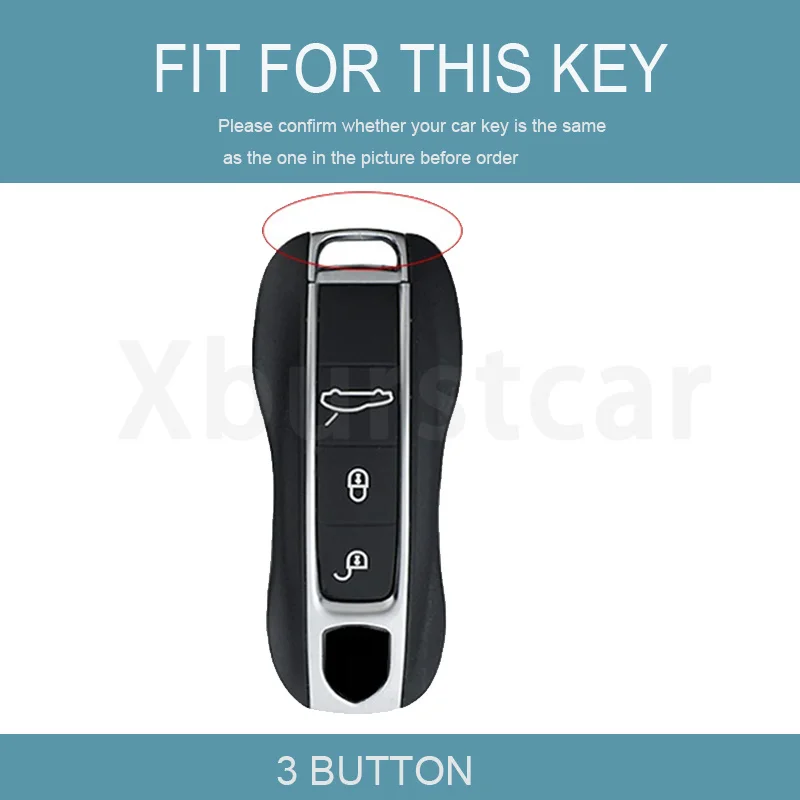 Fashion TPU Auto Keyless Key Fob Case Shell for Porsche Cayenne Macan Panamera 971 Fits 4 GTS Turbo 4S Keychain Accessories