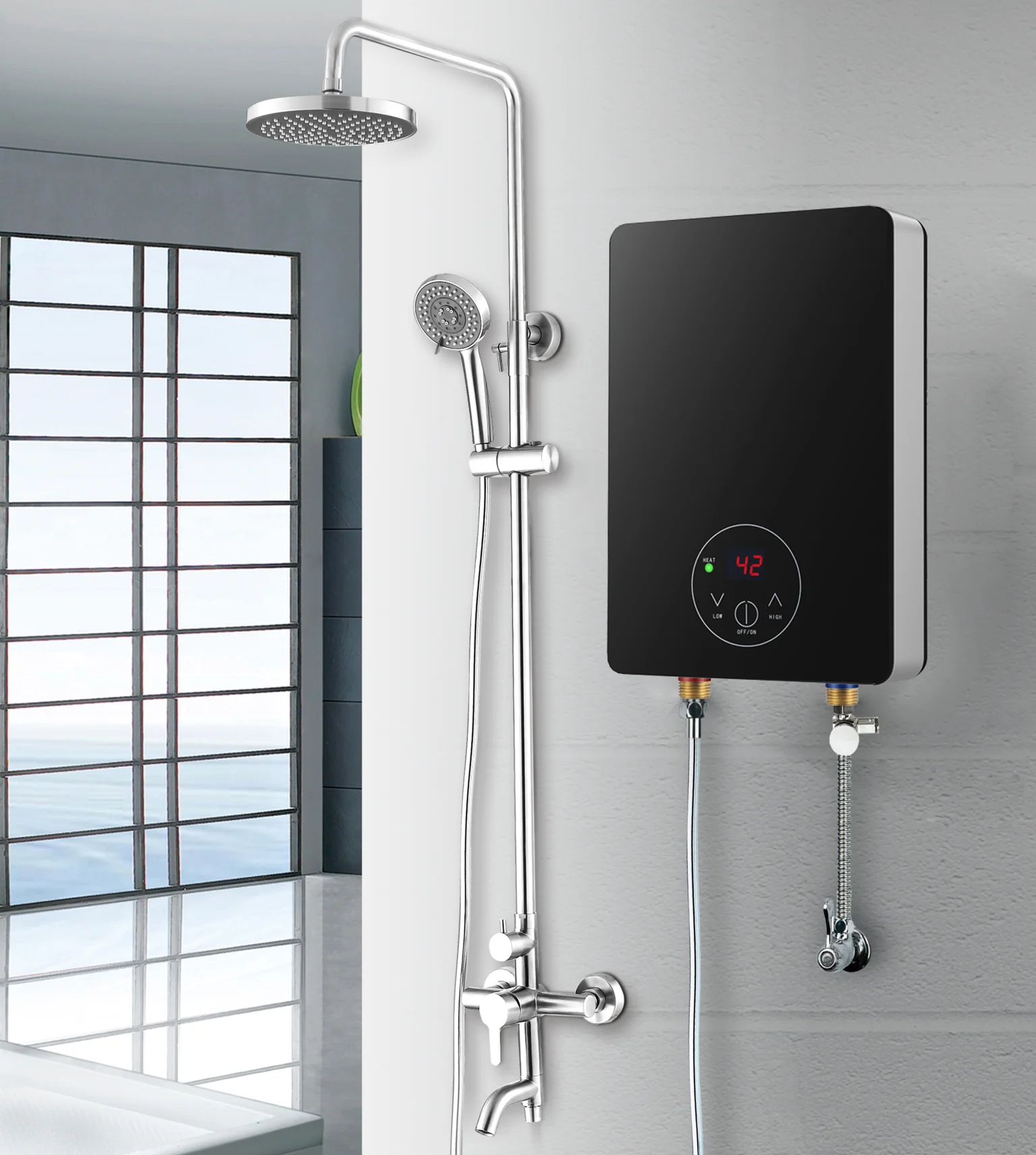 220v-35kw-energy-saving-stainless-steel-heating-element-plastic-wall-mounted-portable-instant-electric-water-outdoor-business