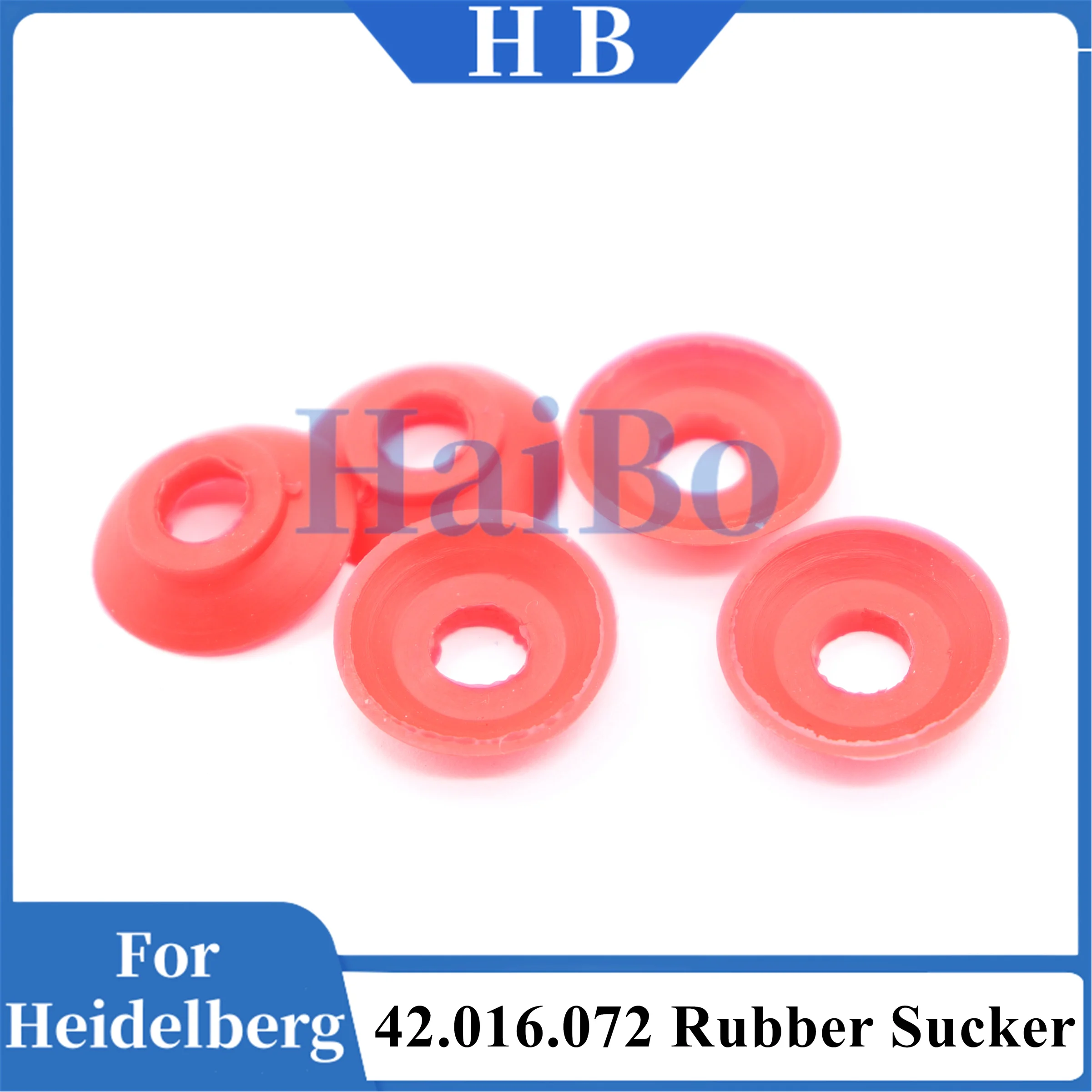 HaiBo Best Quality 100PCS Red Rubber Sucker 42.016.072