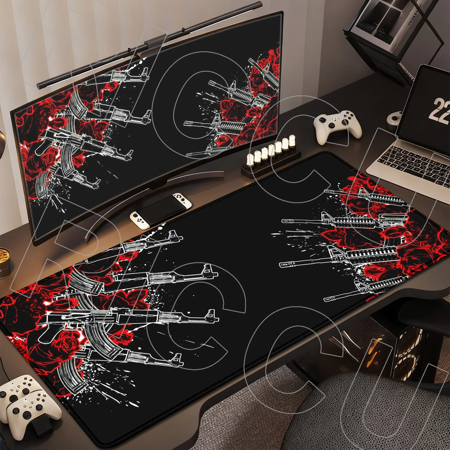 

FPS games protective pad Flowers AK Mouse Pad Large Computer Office Game Table Mats XXL Gaming Keyboard Mousepad Desk Mat Carpet