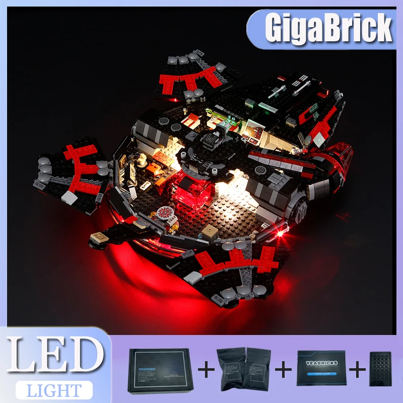 

DIY LED Light Kit For LEGO 75389 The Dark Falcon (Only LED Light,Without Blocks Model)
