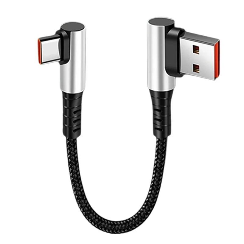 Nylon geflochtenes Quick -Ladungs ​​-USB zum Typ -C -Ladedatenkabel mit 6A -Hochgeschwindigkeitstransfer für Spielgeräte